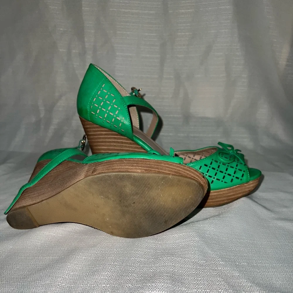 Turquoise Wedges - Picture 4 of 4